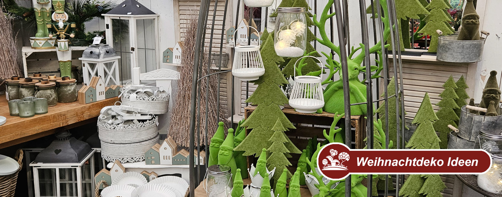 Deko Ideen für diesen Herbst. Aufsteller, Windlichter, Pilze, Wichtel und viels mehr.